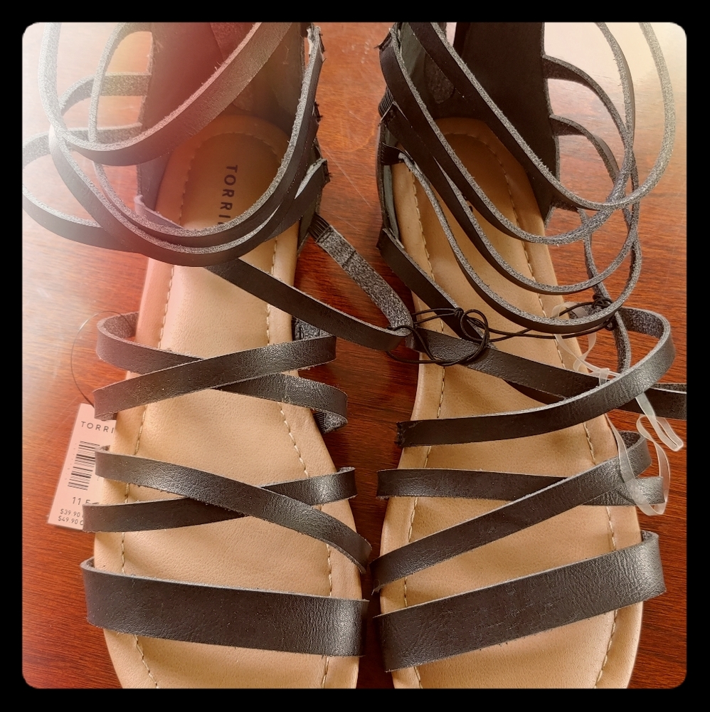 Torrid Gladiator Sandals NWT 11.5 wide